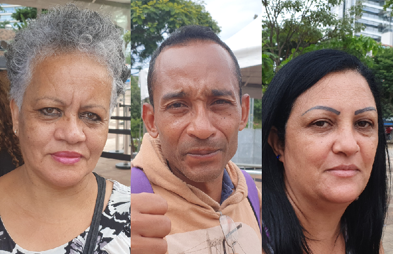 'Ou paga a luz ou come, qual você escolhe?': os brasileiros na fila para limpar nome - Thais Carrança/BBC