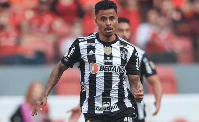 Allan, volante do Atlético, em jogo do Campeonato Brasileiro -  (crédito: Pedro Souza/Atlético)
