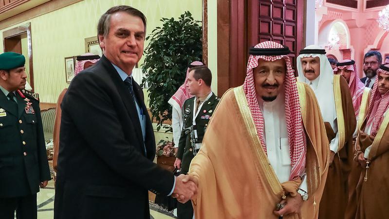 Em 2022, Brasil importou US$ 5,3 bilhões da Arábia Saudita, um recorde na relação bilateral - José Dias/PR