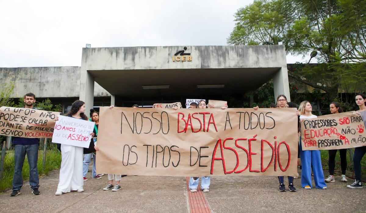 Estudantes da UFOP denunciam assédio e protestam contra professor - Cesar Tropia/Divulgação
