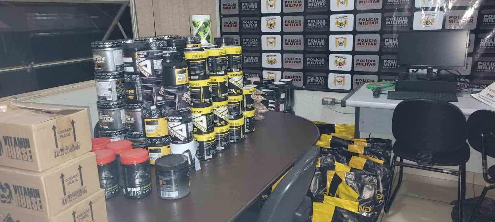 Com ajuda de vítima, polícia recupera carga de suplementos alimentícios - PCMG