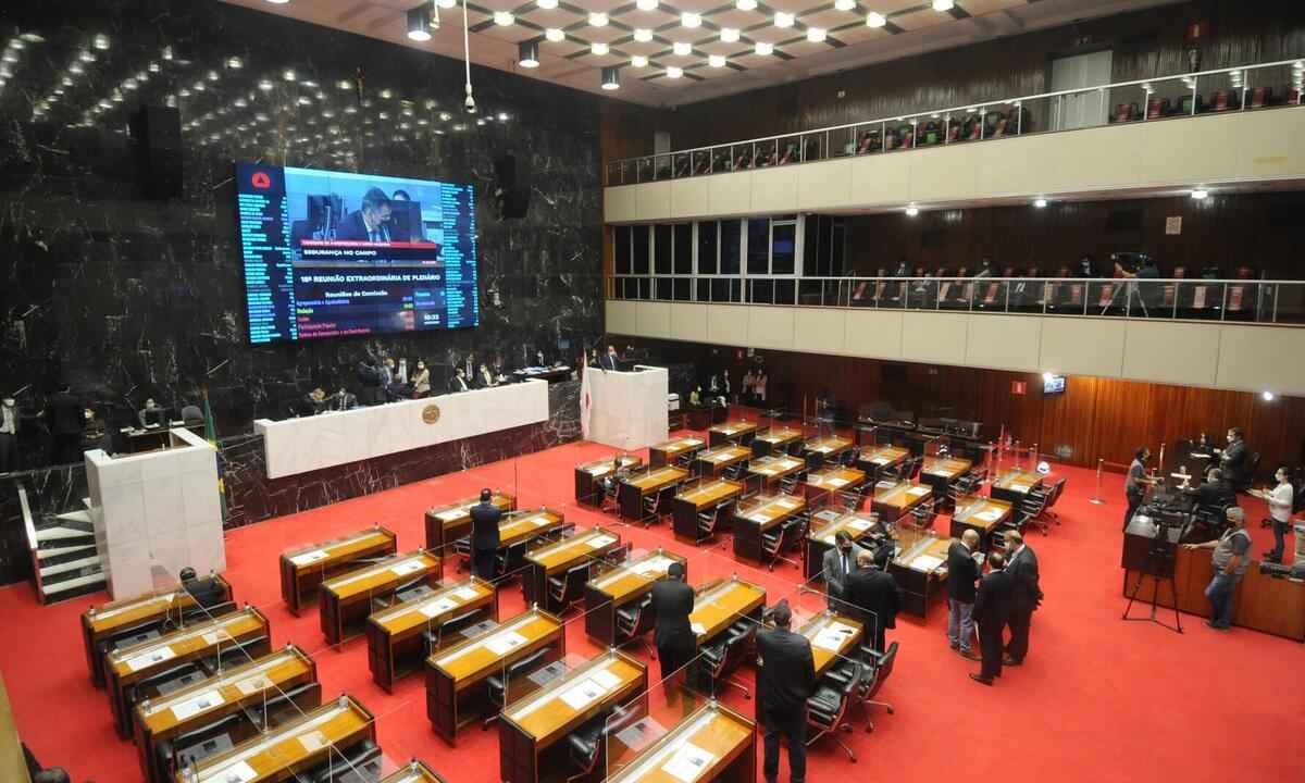 Aliados de Zema presidem quase 70% das comissões da Assembleia de Minas - Leandro Couri/EM/D.A Press - 14/7/21