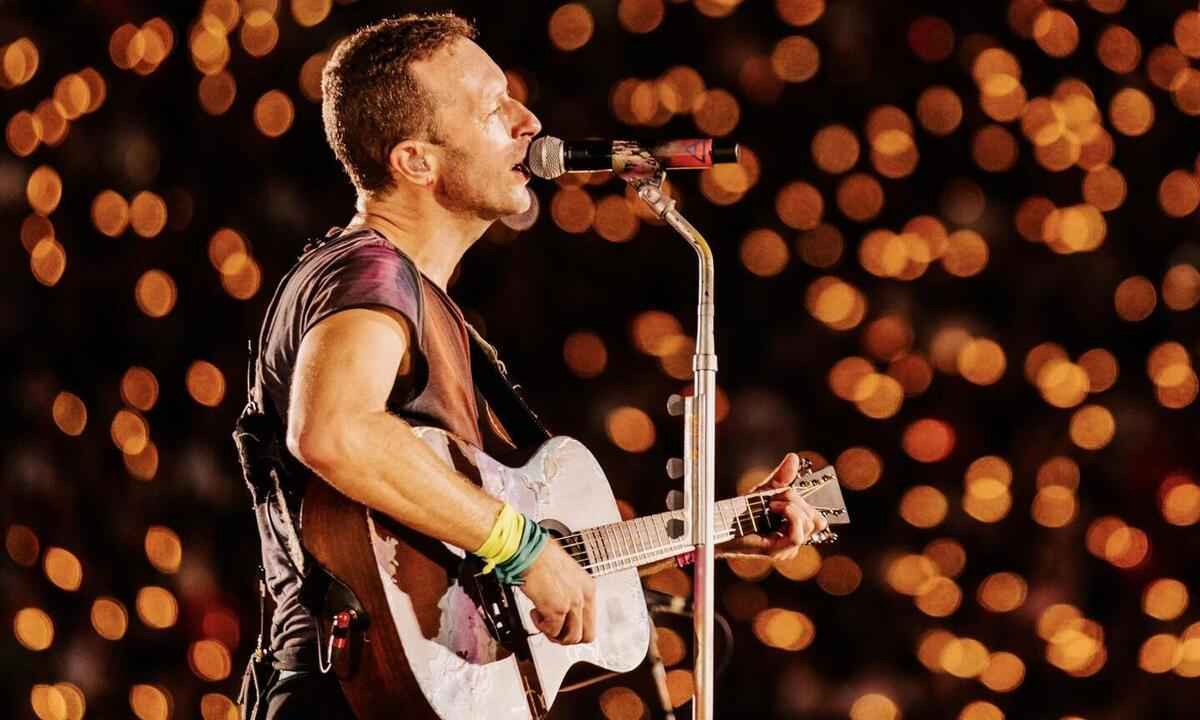 Coldplay grava música inédita em São Paulo com coro de público de show - Reprodução Coldplay 