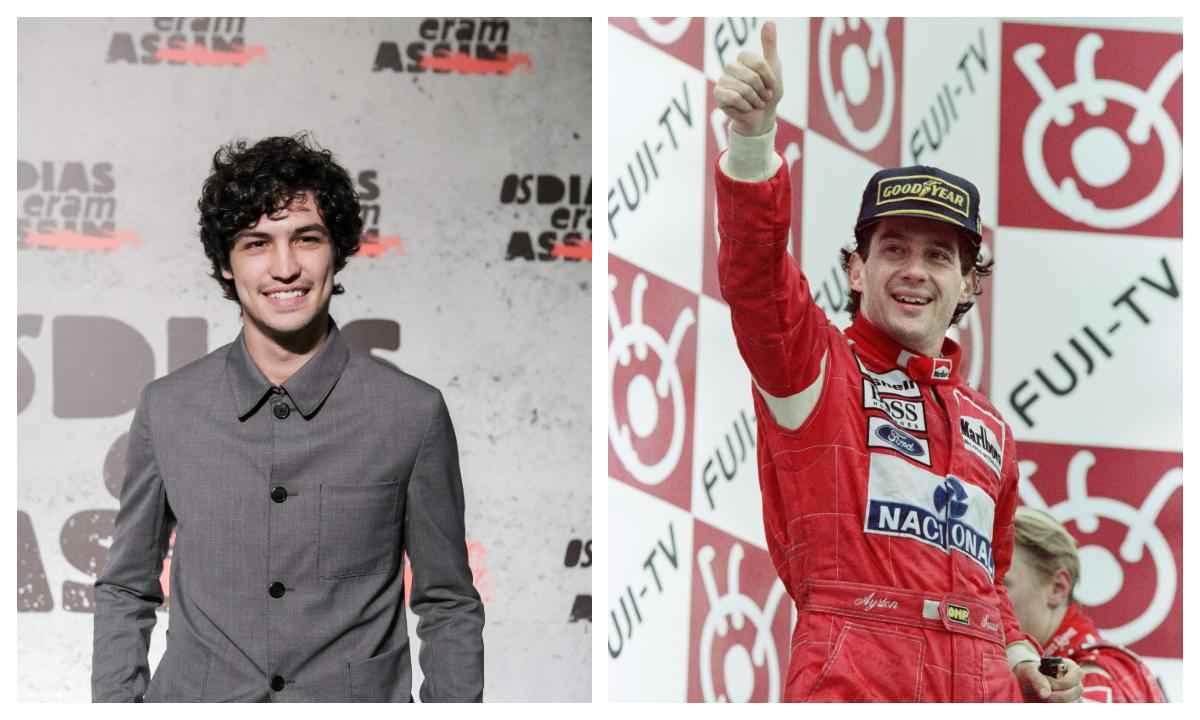 Gabriel Leone viverá Ayrton Senna em minissérie da Netflix - Raquel Cunhao/Globo, Kazuhiro Nogi/AFP