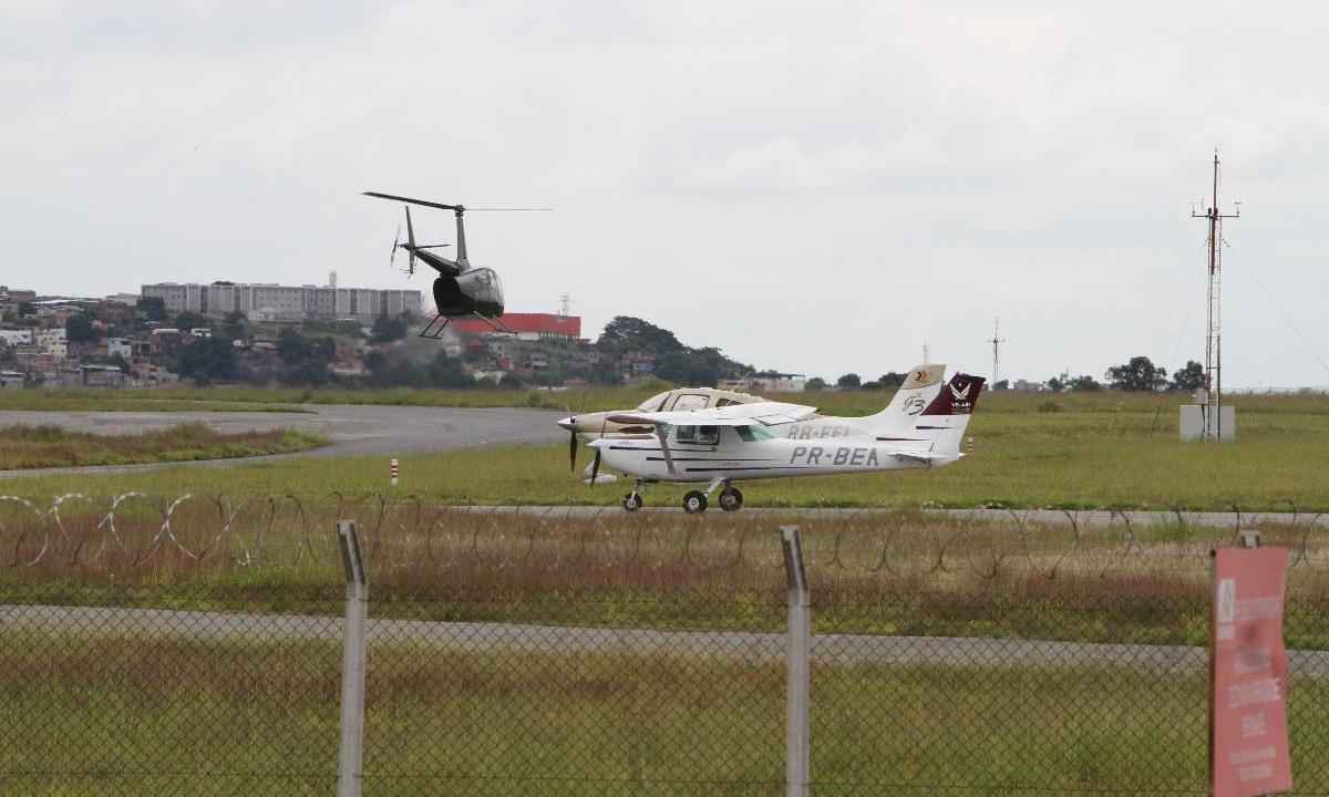  Aeroporto Carlos Prates: deputada propõe a prorrogação do funcionamento - Edésio Ferreira/EM/D.A Press