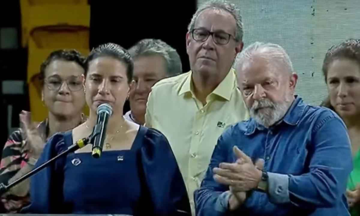 'Respeitem os meus convidados', diz Lula ao reclamar de vaias a Raquel Lyra - Reprodução/TV Brasil