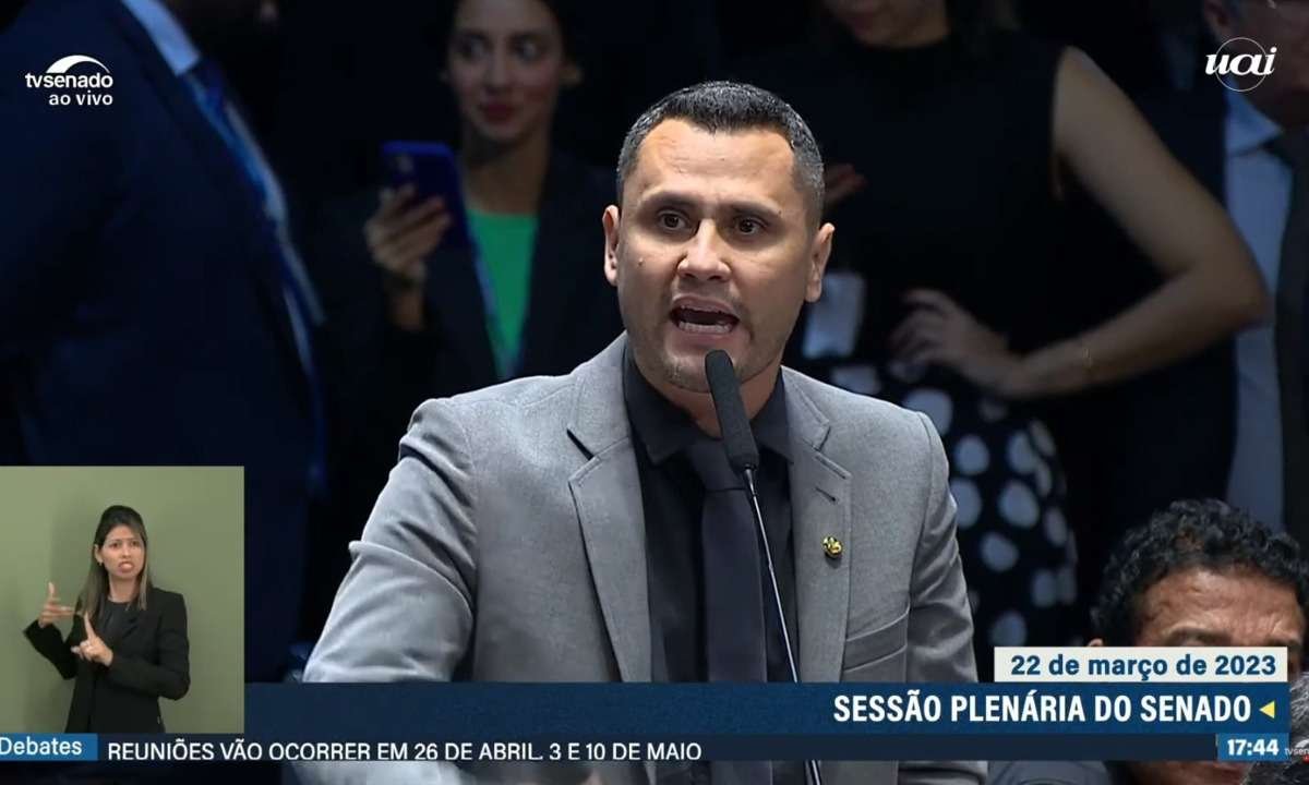 Cleitinho chama Lula de 'homicida' ao defender Sergio Moro no Senado - Reprodução/TV Senado
