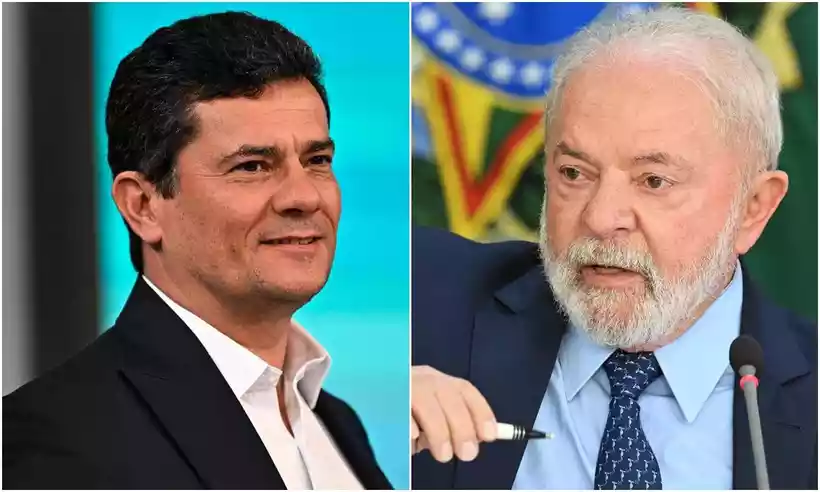 Cafajeste, delinquente, abjeta: isso e muito mais a fala de Lula sobre Moro - Mauro Pimentel/Evaristo Sa/AFP