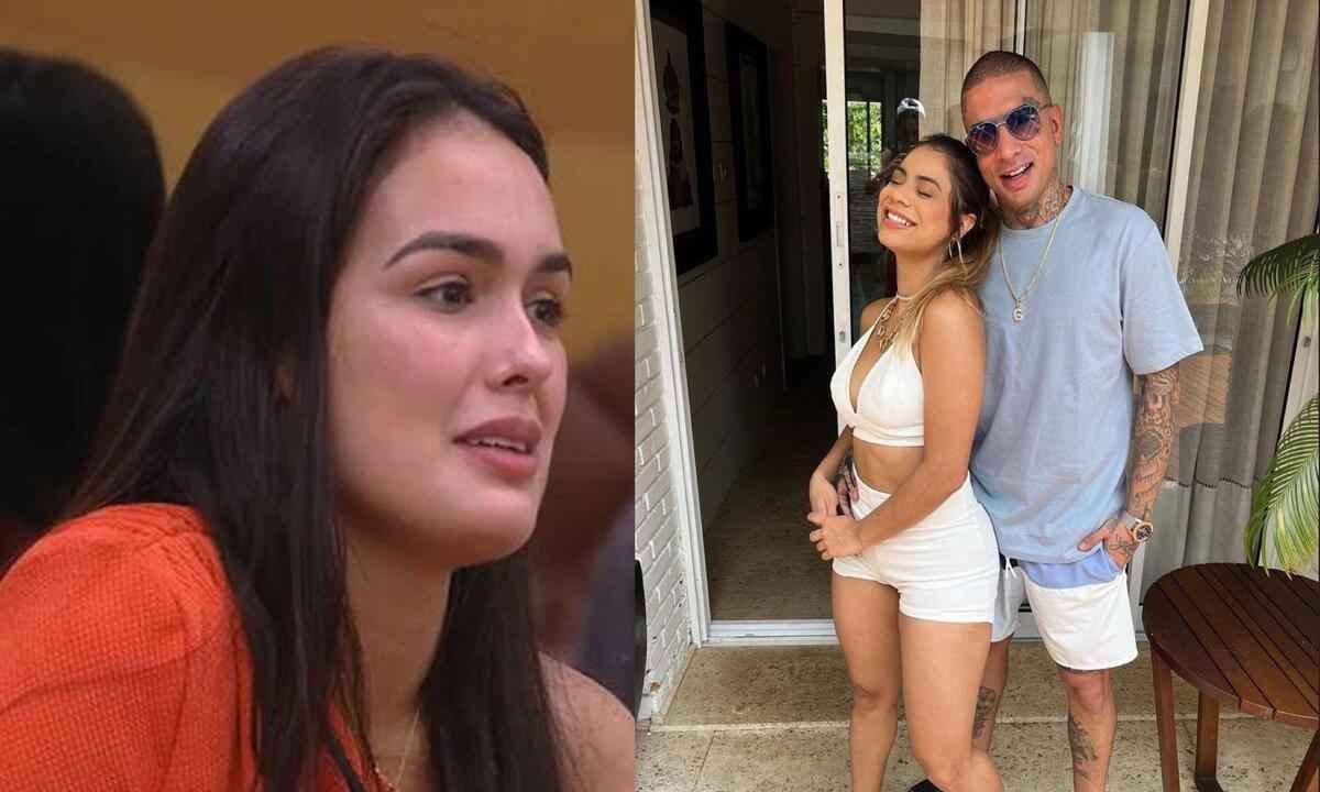 BBB23: Larissa revela que Guimê e Lexa estão juntos após expulsão do cantor - Globo/Reprodução - Instagram/Reprodução