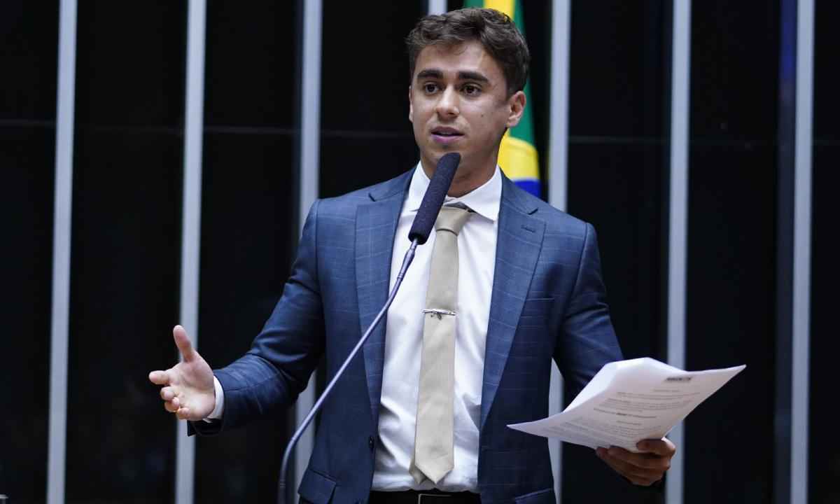 Nikolas faz pedido de investigação no STF por fala de Lula contra Moro - Pablo Valadares/Câmara dos Deputados
