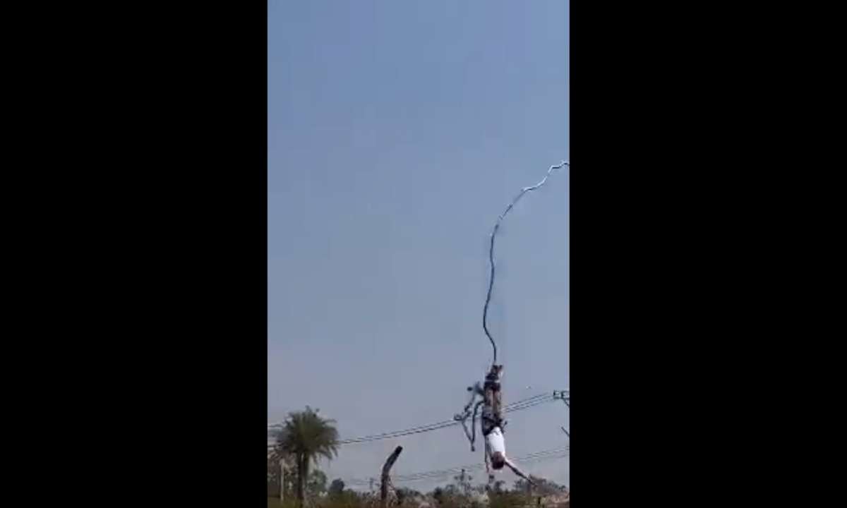 Homem sobrevive após corda de bungee jump se romper durante salto - Reprodução