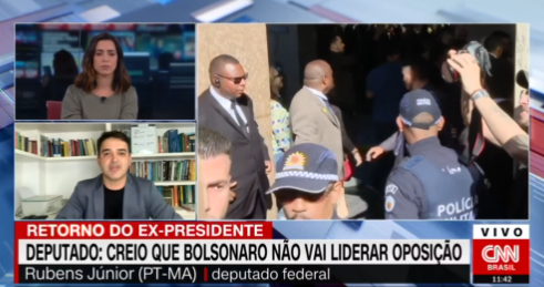 Vice-líder do Governo diz que Bolsonaro não terá tempo para ser oposição - Reprodução/CNN