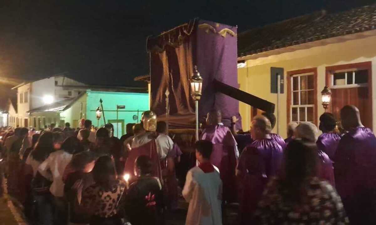 Procissões da Paixão de Cristo tomam ruas das cidades históricas de Minas - Gustavo Werneck/EM/D.A press