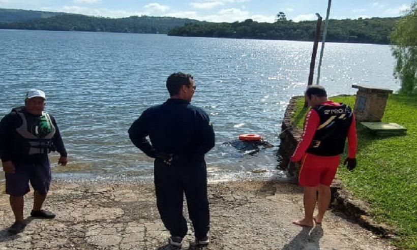 Bombeiros resgatam corpo de jovem desaparecido em barragem de Itaúna - CBMMG