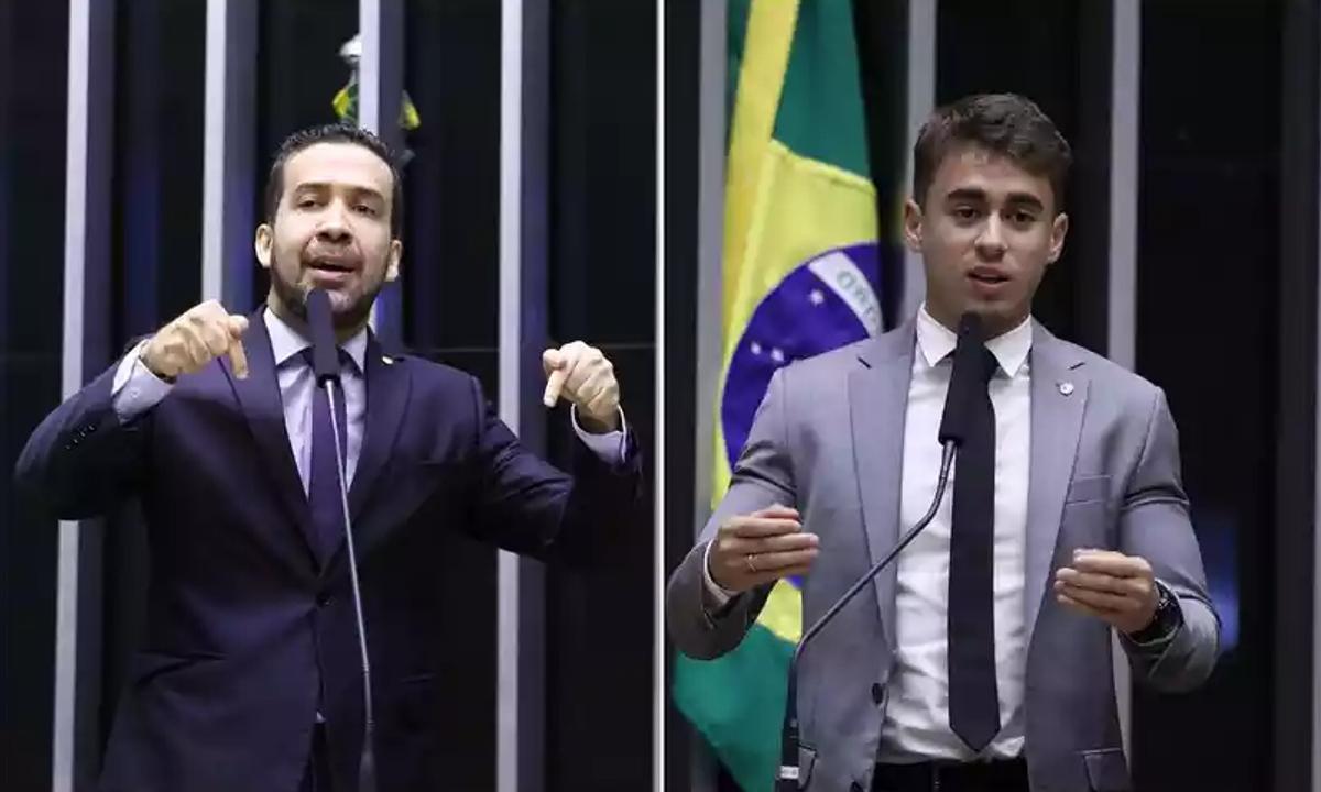 Janones sobre Nikolas: 'A Justiça precisa parar esses monstros' - Najara Araujo/Bruno Spada/Câmara dos Deputados