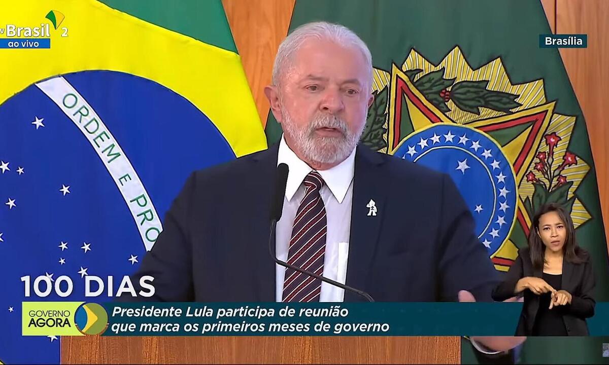 100 dias de Lula: reunião é marcada por críticas a Bolsonaro e otimismo - Reprodução/YouTube