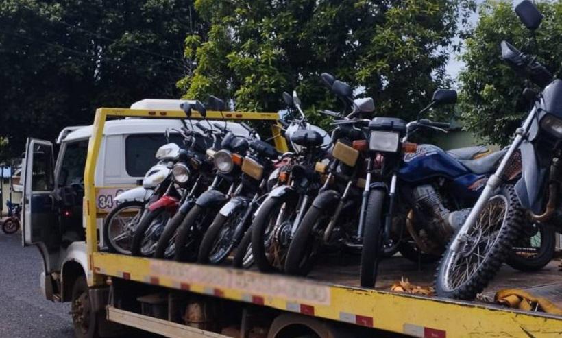 Operação da Polícia Civil apreende 10 motos adulteradas e prende um homem - Divulgação/PCMG
