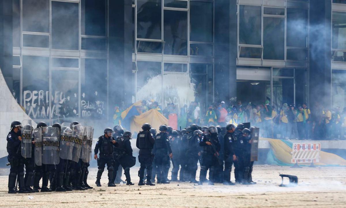 Militares que trabalharam no '8 de janeiro' prestam depoimento à PF - Marcelo Camargo/Agência Brasil