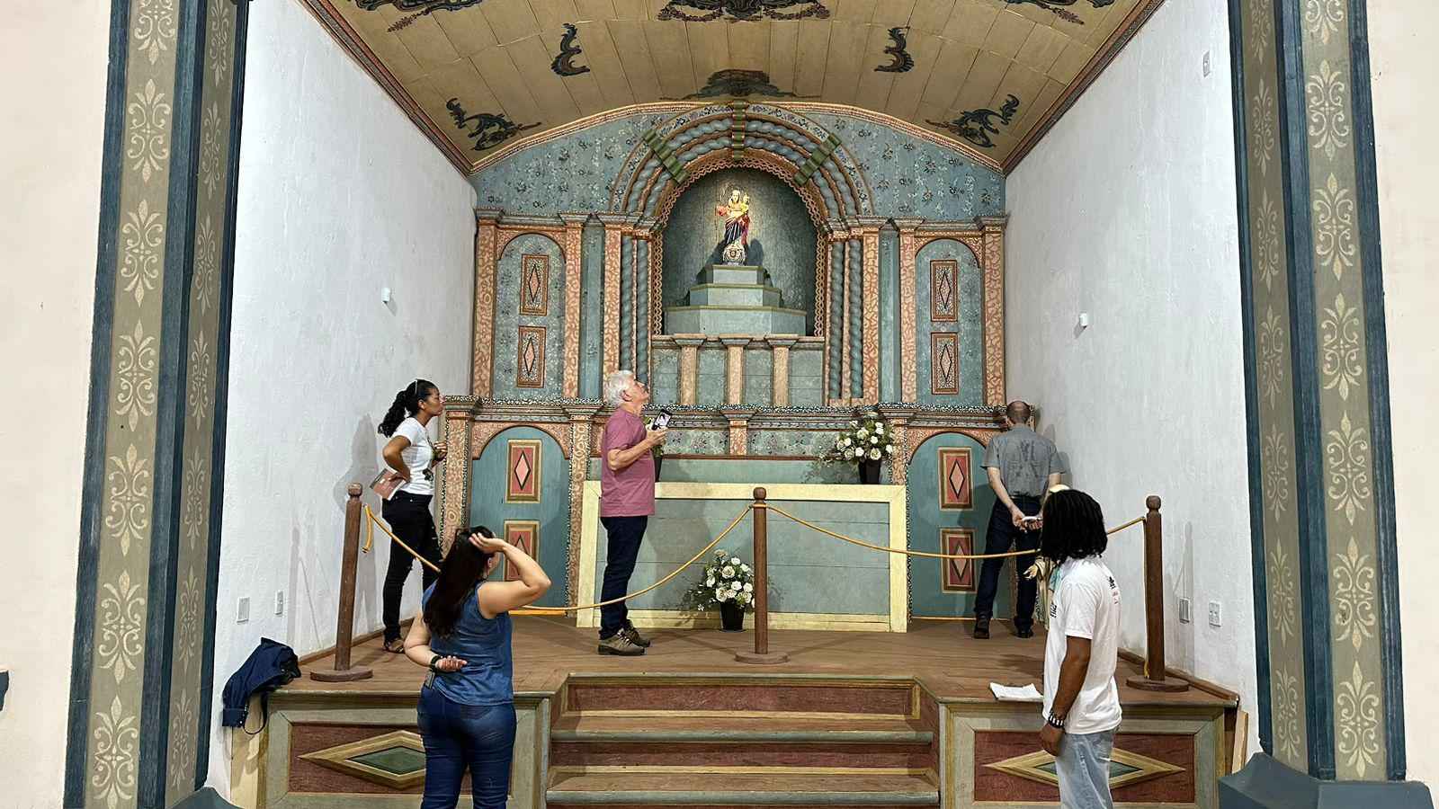 Igreja de 1688 interditada em Januária é vistoriada pelo Iepha - Secretaria de Cultura de Januária/divulgação