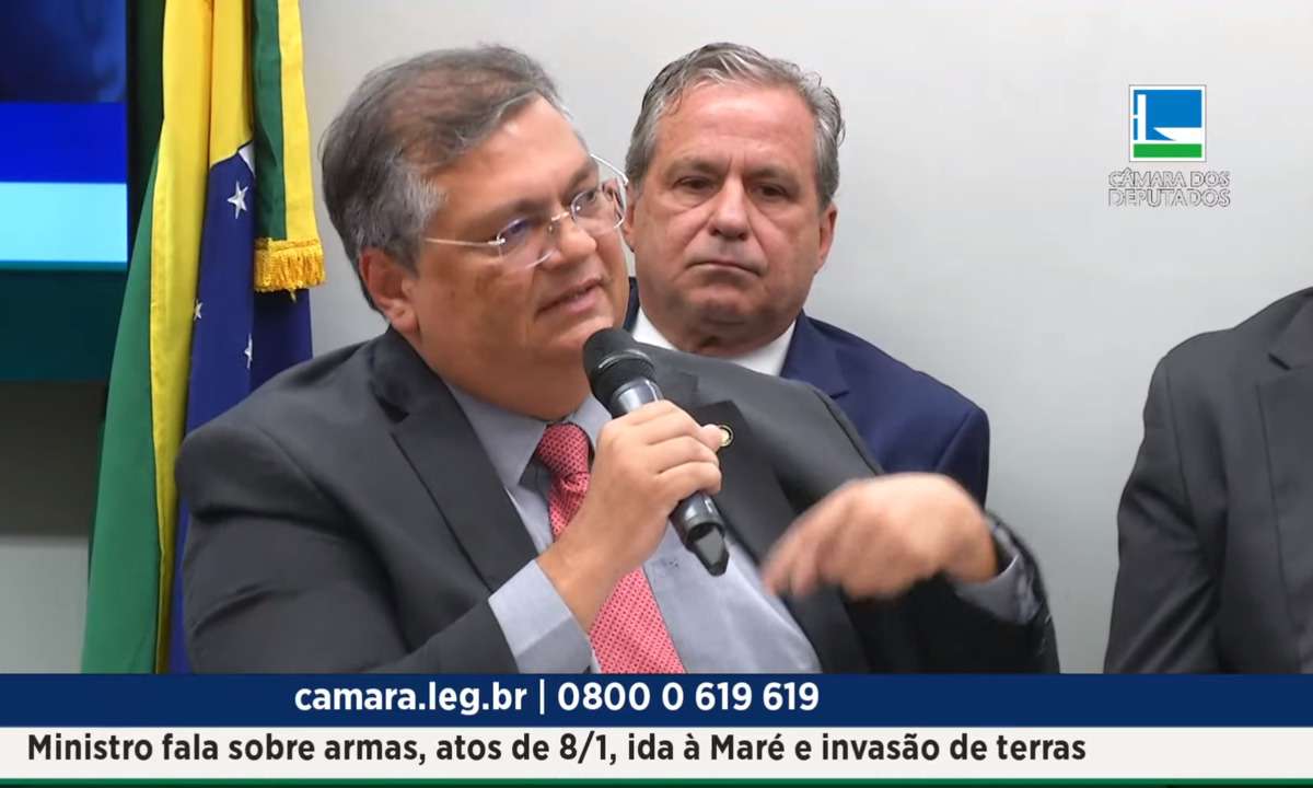 Flávio Dino após confusão na Câmara: 'Imagina essa gente com arma na mão' - Reprodução/TV Câmara dos Deputados