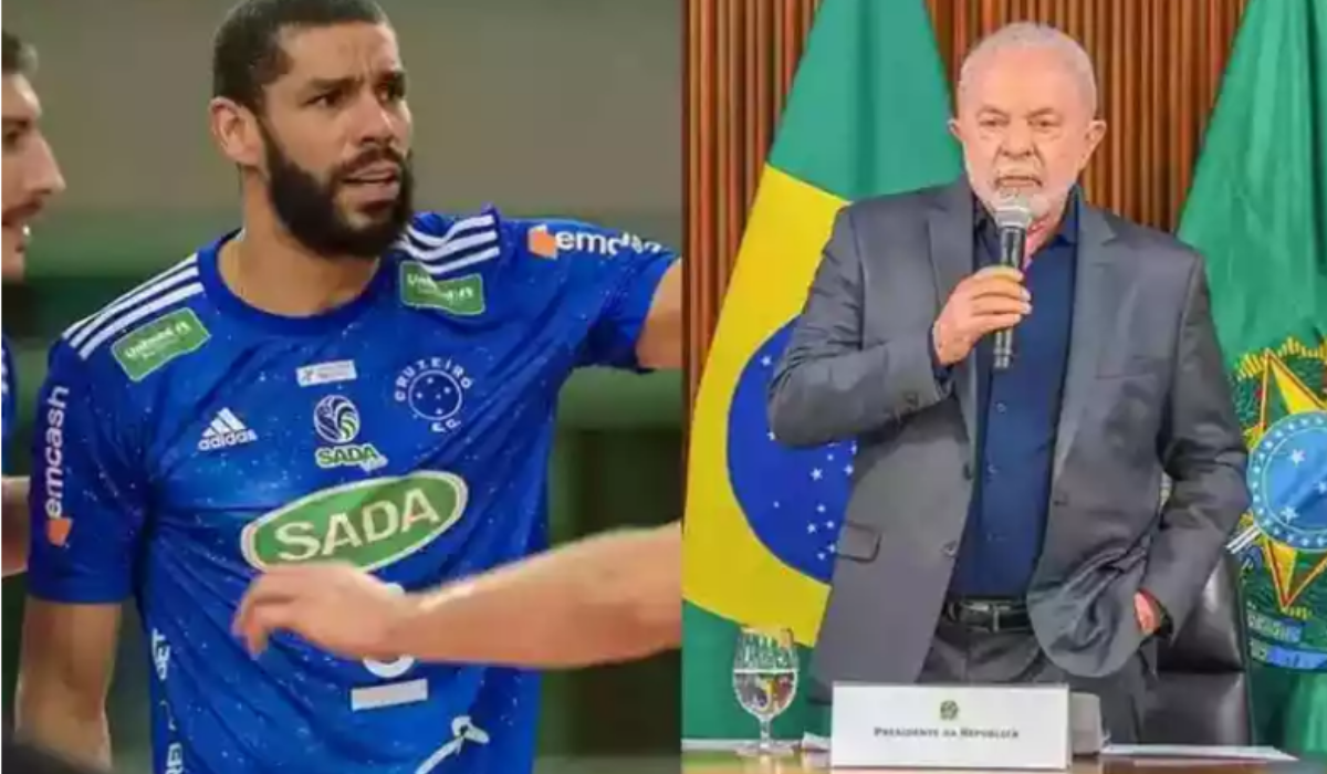 Wallace: dirigentes buscam solução política para caso do jogador de vôlei - Agência i7/Cruzeiro e Ricardo Stuckert/PR