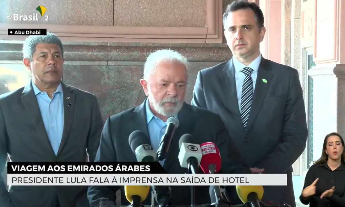 Lula firma acordos de R$ 50 bi com China e R$ 12 bi com Emirados Árabes - Reprodução/TV Brasil