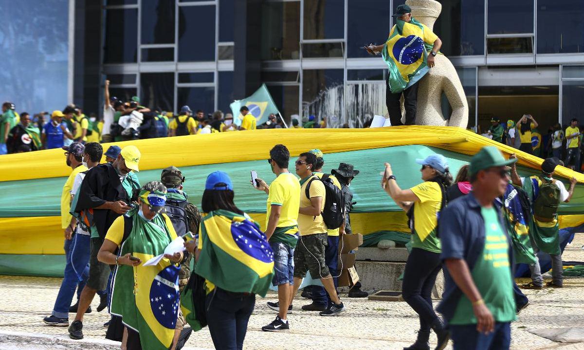 STF forma maioria para tornar réus os suspeitos pelos ataques de 8/1 - Marcelo Camargo/Brasil