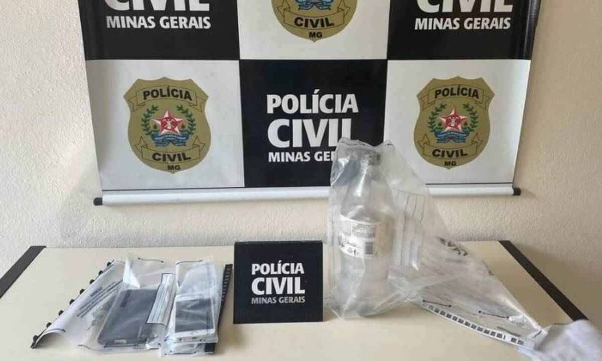 Polícia impede jovens de explodir tubulação de gás em escola de Minas - PCMG/Divulgação