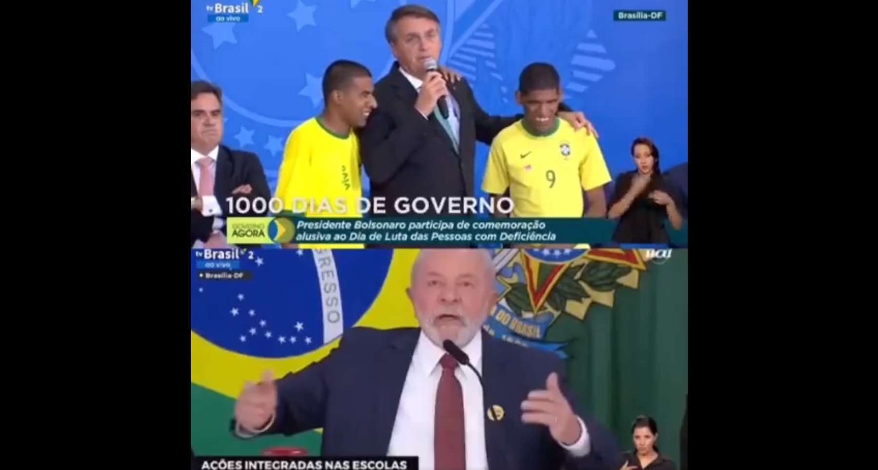 Bolsonaro e Lula têm diferenças de caráter, diz Bia Kicis - Reprodução/Twitter