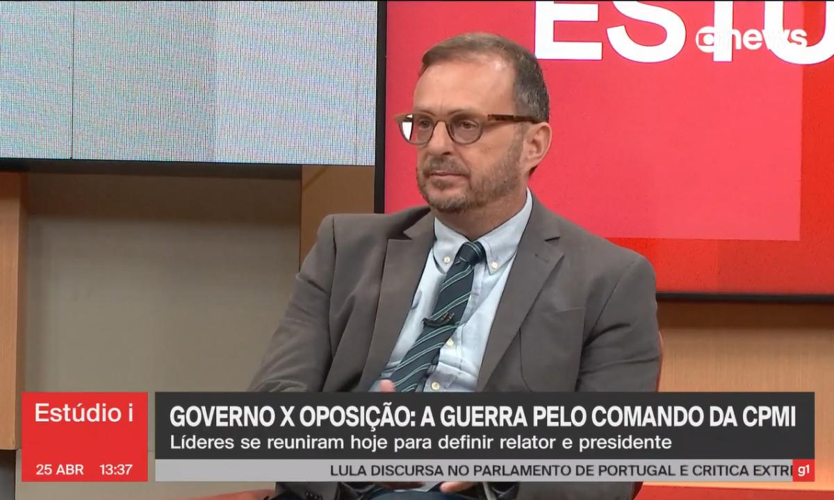 Octávio Guedes sobre CPMI: 'Golpista vai investigar golpe' - GloboNews/Reprodução