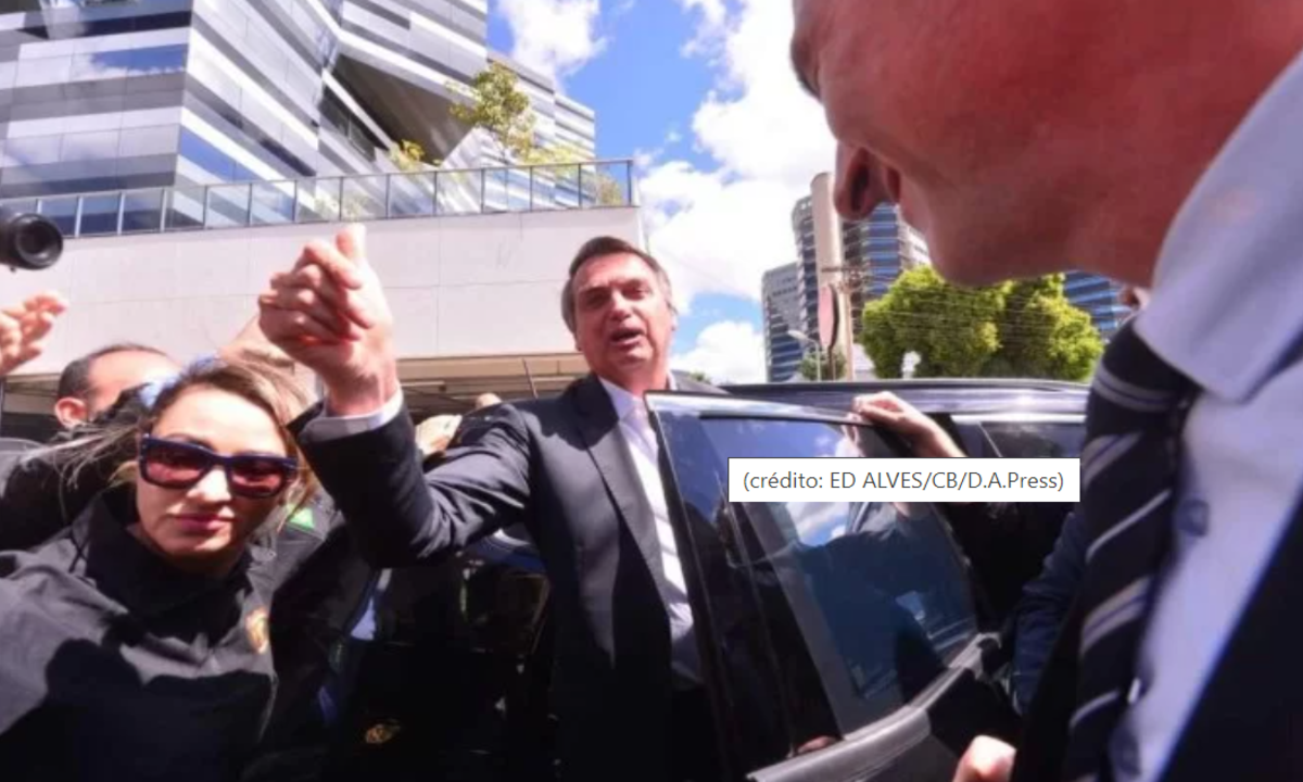 Depoimento de Bolsonaro à Polícia Federal durou mais de 2 horas - ED ALVES/CB/D.A.Press