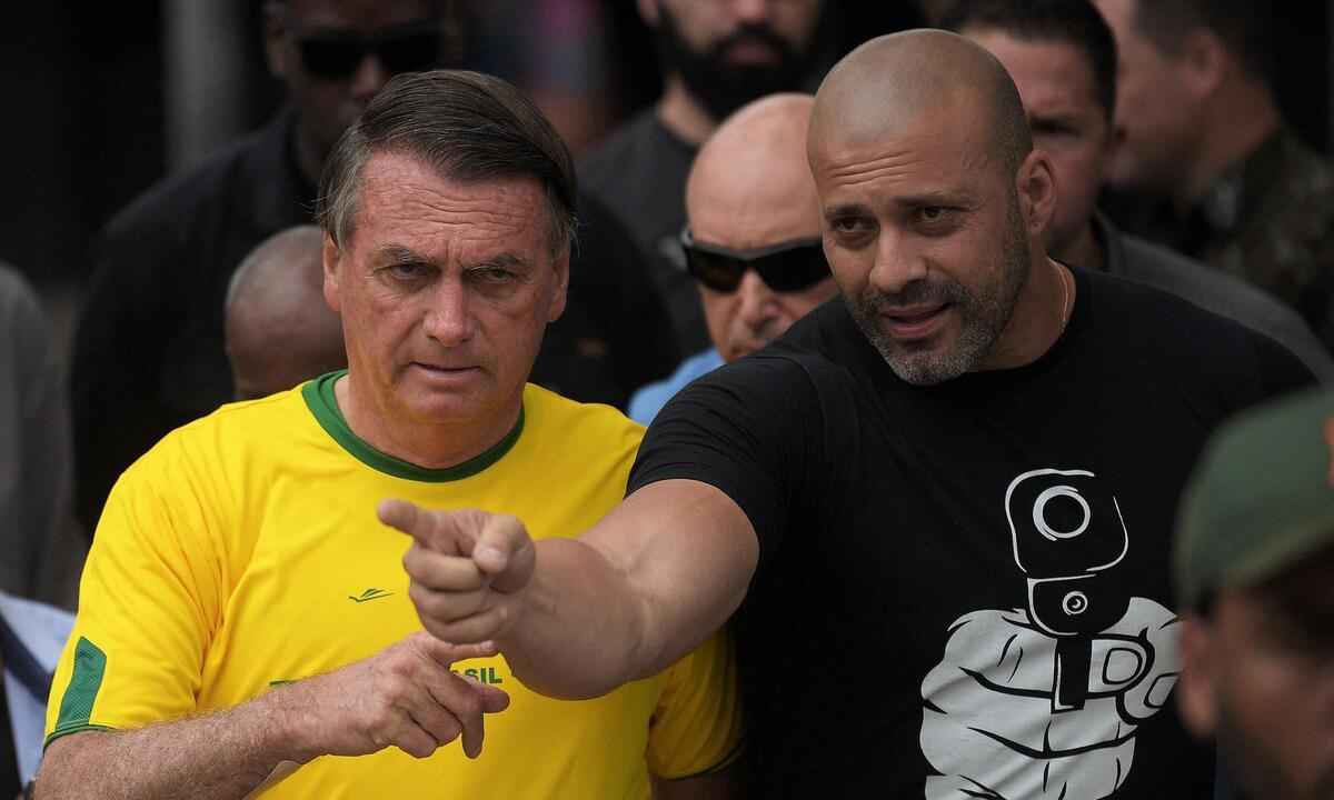 Supremo começa a julgar indulto de Bolsonaro a Daniel Silveira - CARL DE SOUZA / AFP