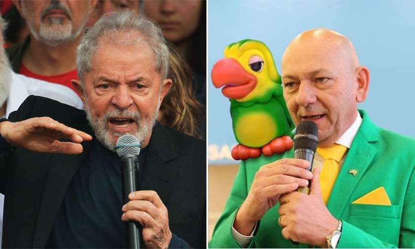Lula perde ação contra Luciano Hang por faixas de 'cachaceiro' - AFP / CARL DE SOUZA e Reprodução Facebook