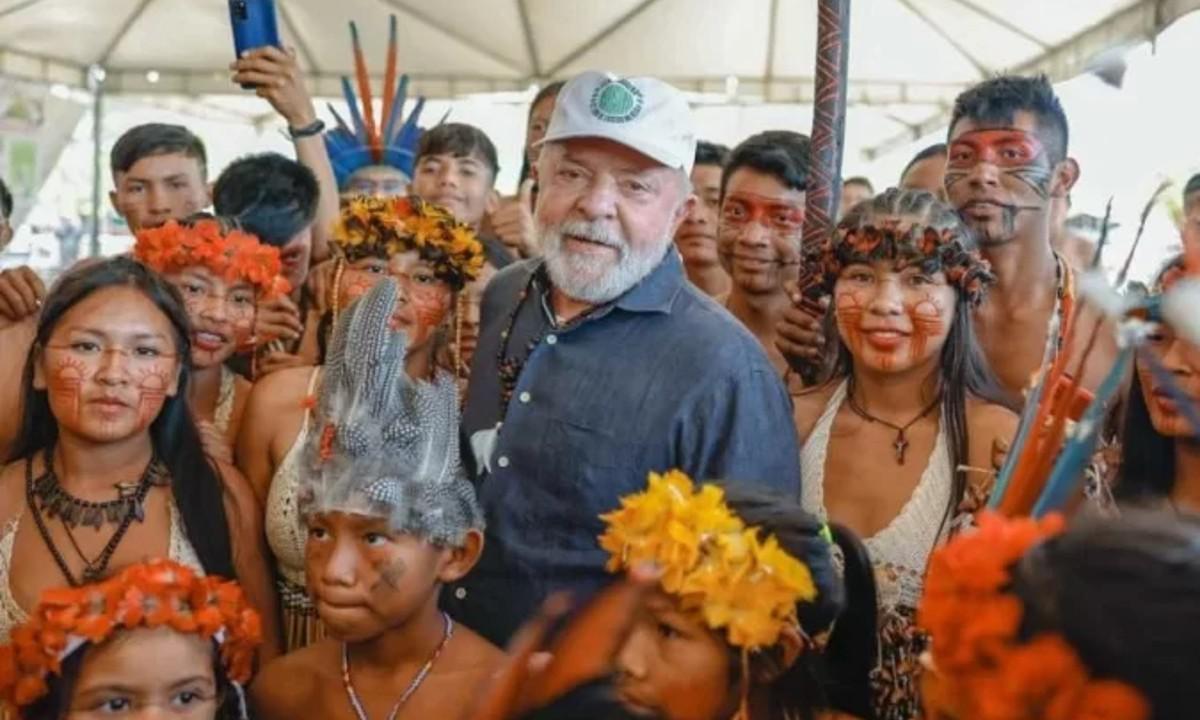 Lula homologa 6 territórios indígenas, após 5 anos sem demarcação - Ricardo Stuckert/PR