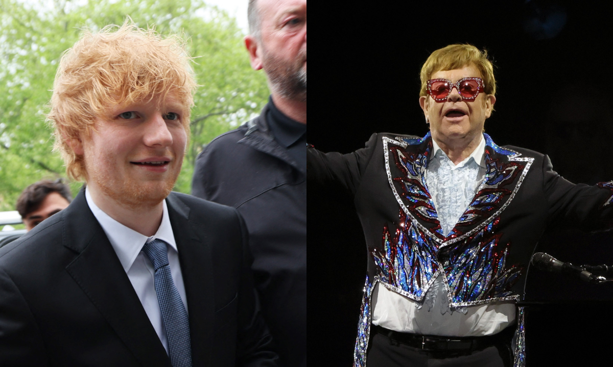 Elton John e Ed Sheeran fazem turnês mais lucrativas do mundo - AFP