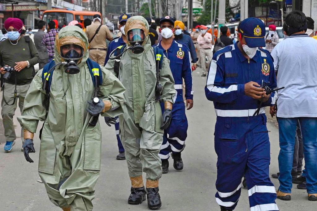 Onze pessoas morrem em vazamento de gás em área industrial - STR / AFP