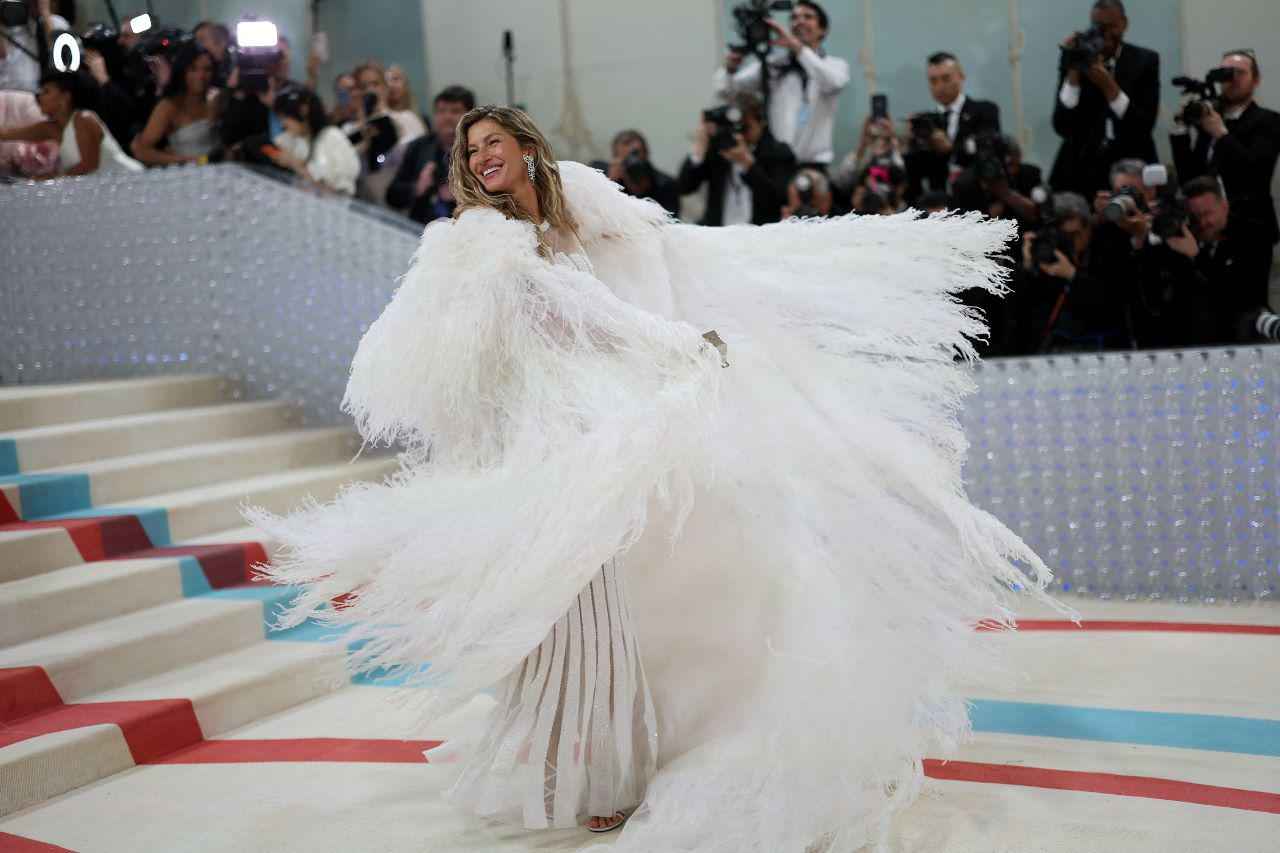 Gisele Bündchen vai sozinha ao Met Gala pela primeira vez, após divórcio - Mike Coppola/Getty Images/AFP