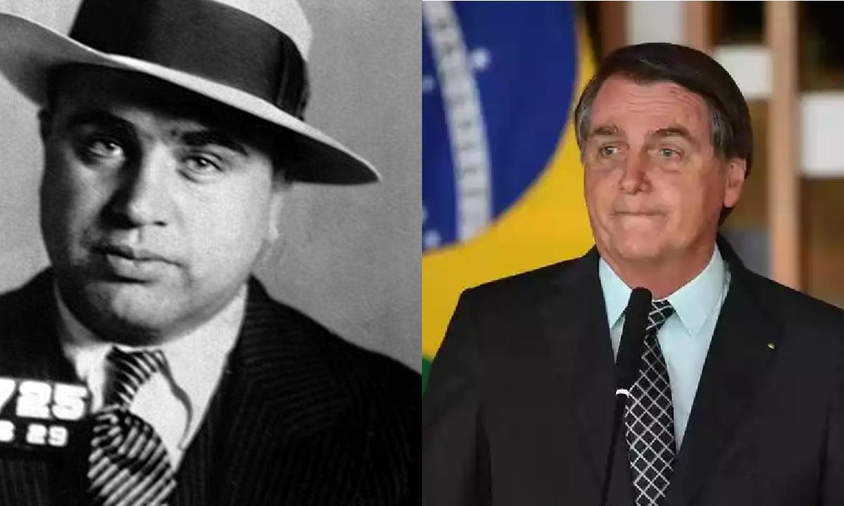 Senador compara Bolsonaro a Al Capone: 'Preso por um crime menor' - Reprodução/AFP/FBI