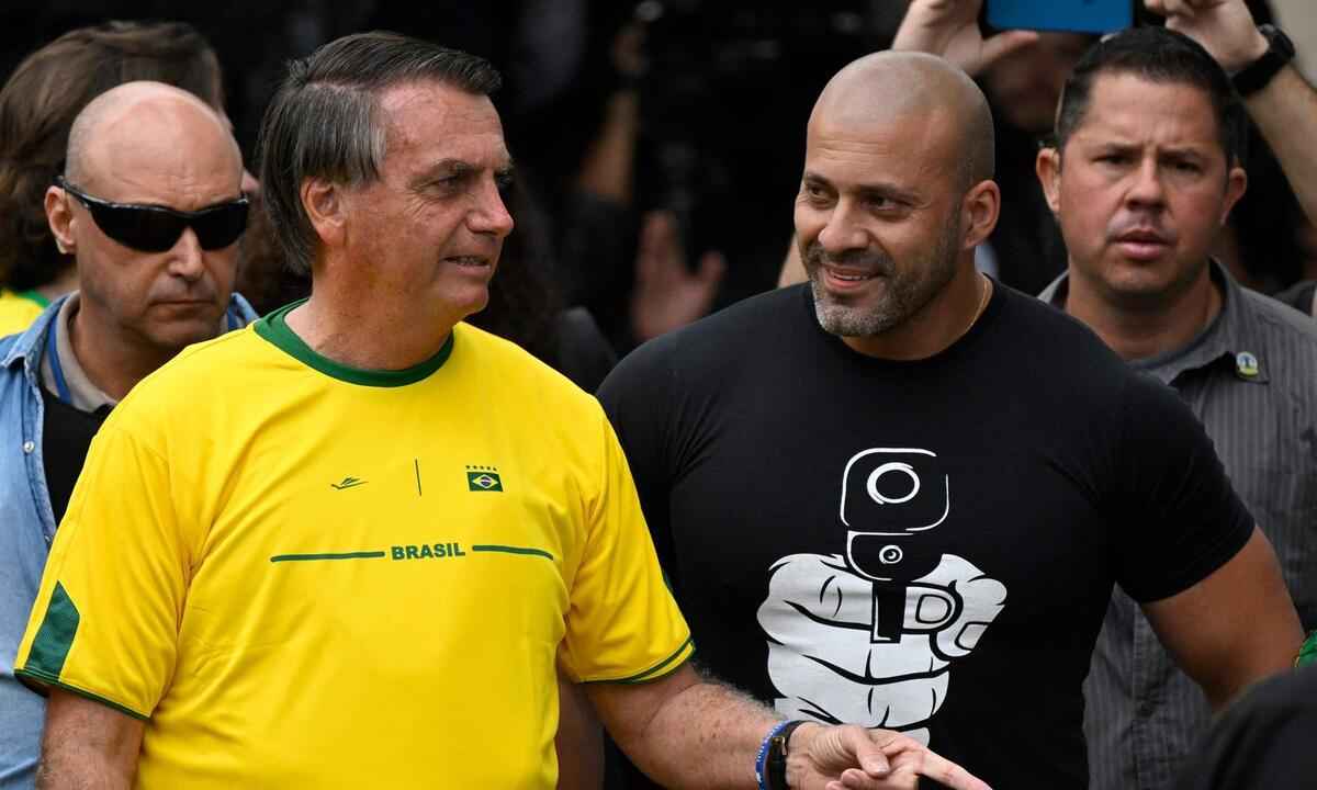 Nulidade de indulto de Bolsonaro a Daniel Silveira é mantida pelo STF - MAURO PIMENTEL / AFP