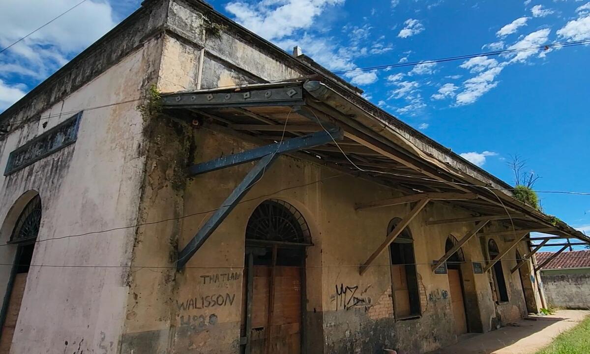 Restauração da estação ferroviária de Caeté deverá começar neste mês - MARCOS FIGUEIREDO/PREFEITURA DE CAETÉ/DIVULGAÇÃO