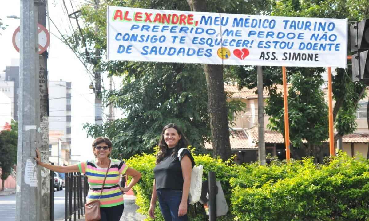 Doente de saudade: faixas românticas para médico taurino intrigam moradores - Gladyston Rodrigues/EM/DA. Press