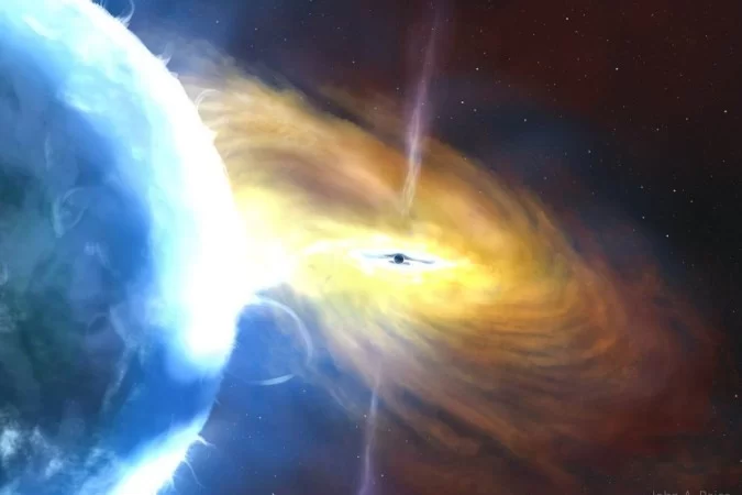 Telescópio flagra a maior explosão cósmica já registrada - John A. Paice/Divulgação