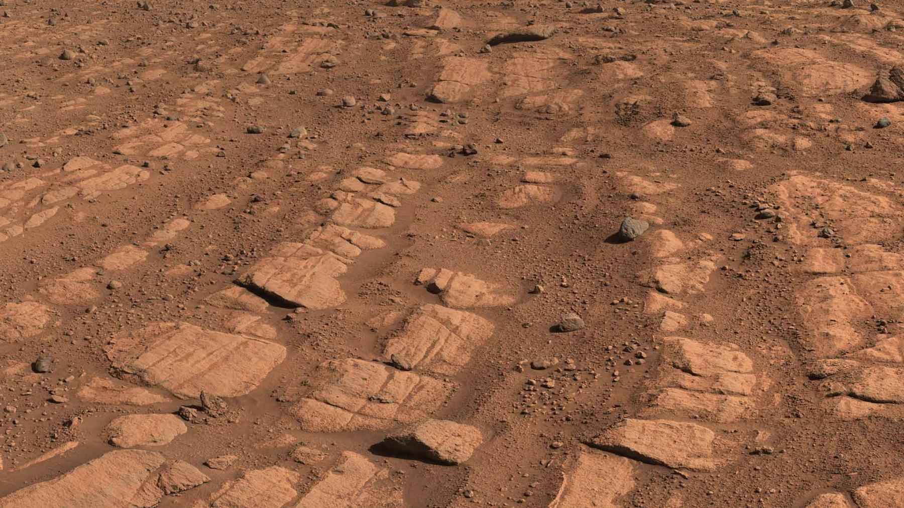 Nasa revela imagens de possível rio agitado em Marte - Nasa/Divulgação