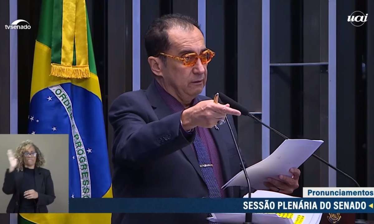 No Senado, Jorge Kajuru defende suspensão do Brasileirão - Reprodução/Youtube?TV Senado
