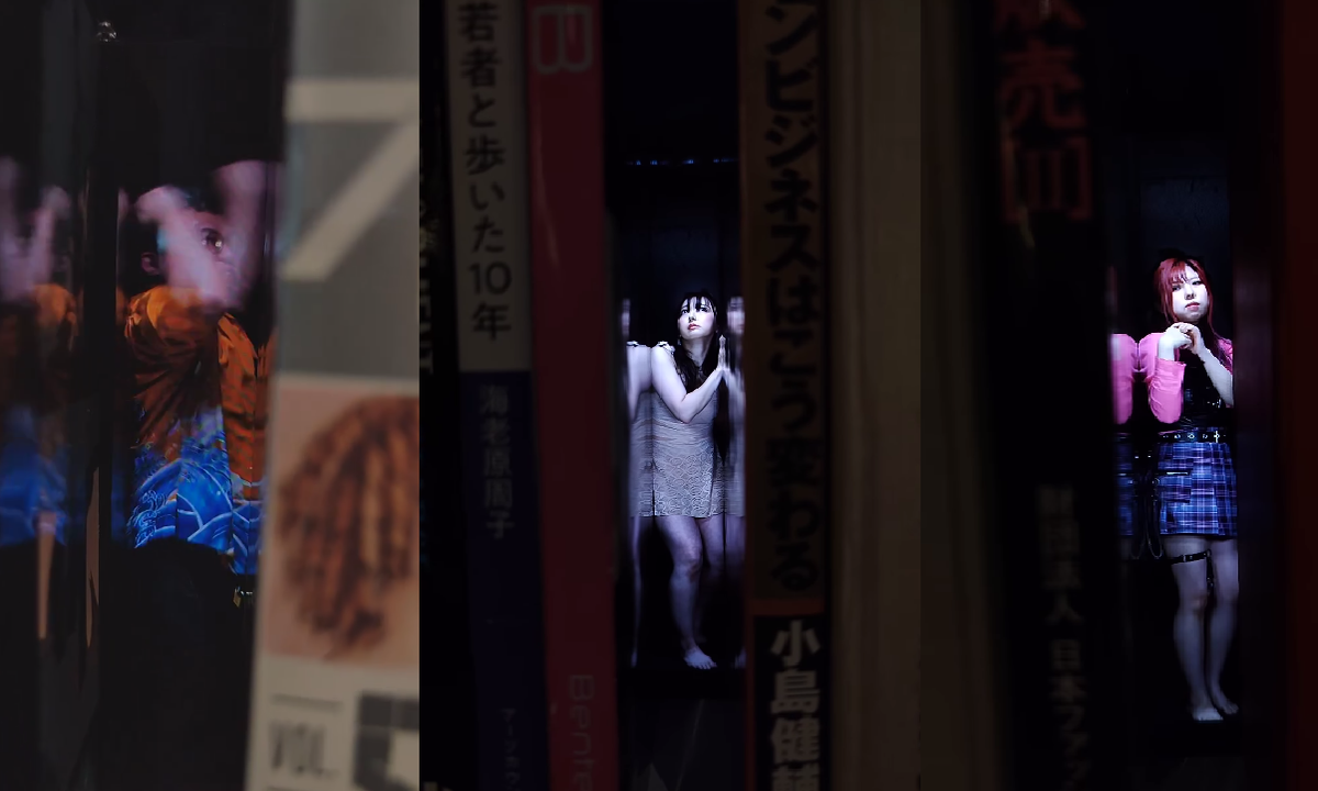 Presos entre livros? Vídeo retrata cenário parecido com 'Black Mirror' - Reprodução / Instagram