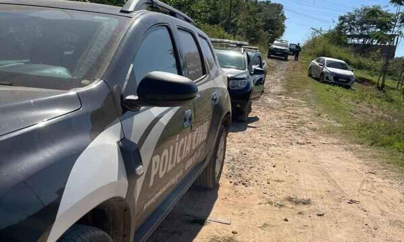 Grupo é preso por invasão e roubos a fazendas no Centro-Oeste de Minas - PCMG/Divulgação