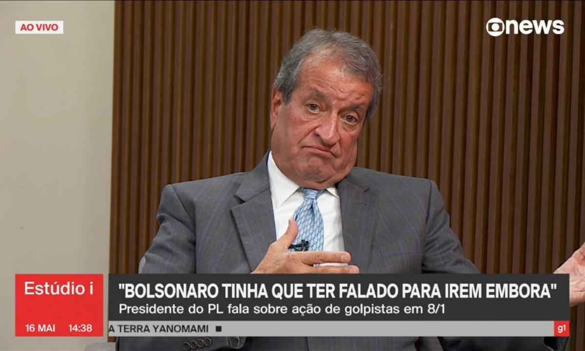 Costa Neto: 'Bolsonaro não é uma pessoa como nós, ele não é normal' - GloboNews/Reprodução