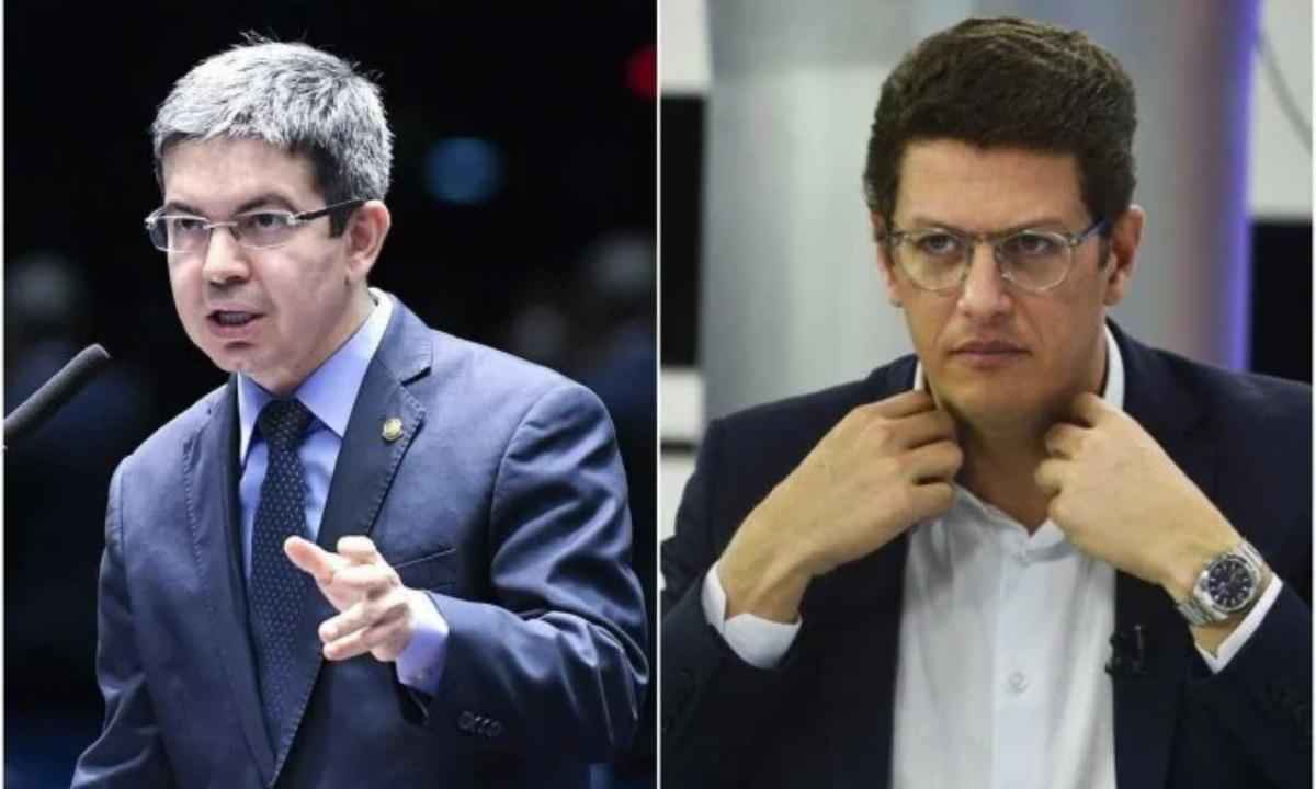 Randolfe se irrita com Ricardo Salles: 'Não sou da sua laia' - Roque de Sá/Agência Senado/Correio Braziliense