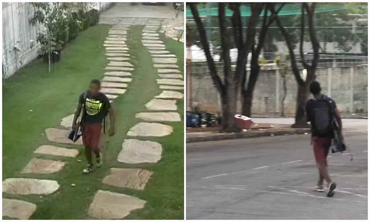 Homem que invadia casas em Belo Horizonte para cometer furtos é preso  - Guarda Civil Municipal de BH/Circuito interno de TV/Reprodução