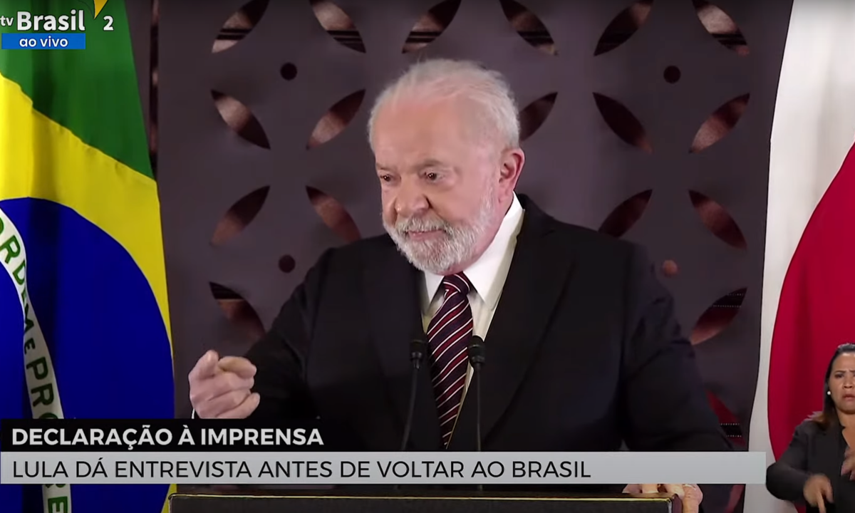 Lula: 'Membros do Conselho de Segurança da ONU é que fazem guerra' - Reprodução/TV Brasil